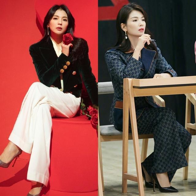 “反油腻”！学刘涛这样穿洋气又好看瓦力棋牌试玩女人到了中年穿衣打扮要(图5)